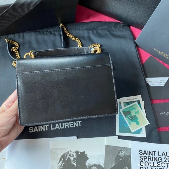 Tony Luxuries CROCODILE-EMBOSSED LEATHER IN YSL SUNSET SHINY 0820